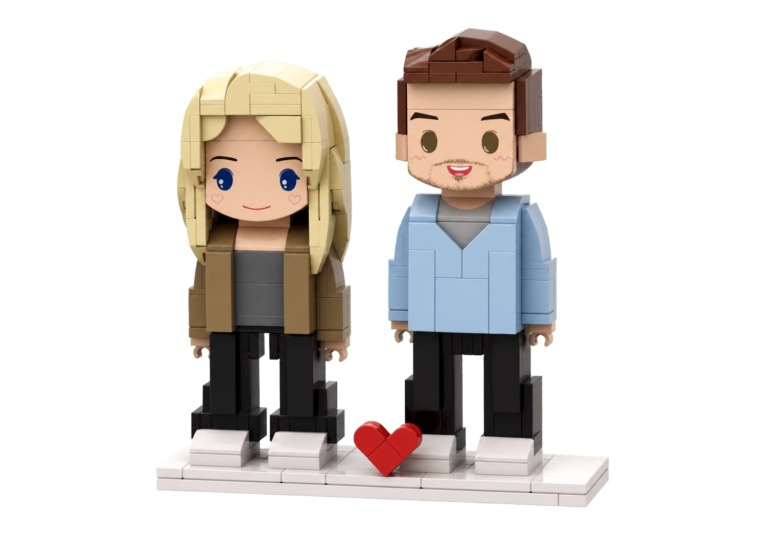 FULL-BODY PERSONALISED DUO BRICK WORLD
