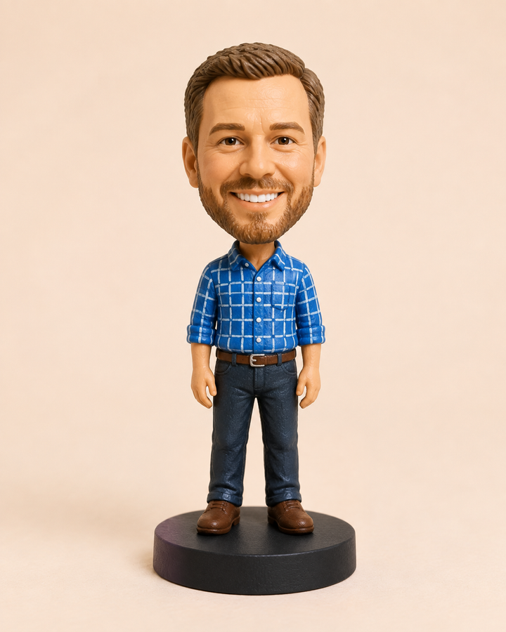 3D Bobble — Mini You — hand-painted bobblehead figure made from your photo