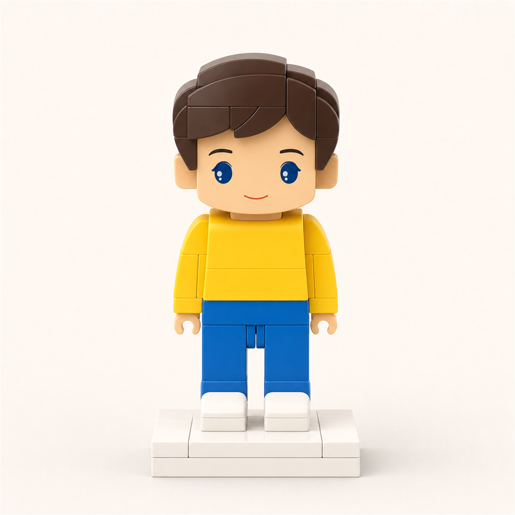 Family of four BRICK WORLD example