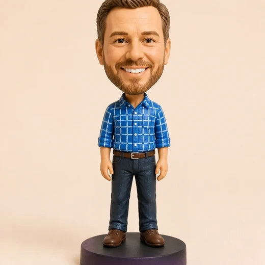 Mini you illustrated in a styled room